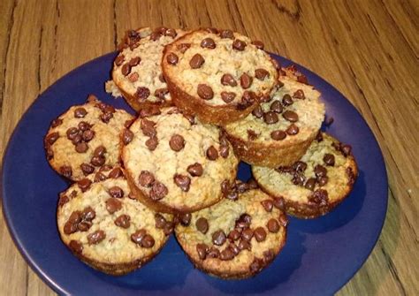 Muffins De Avena Banana Y Chispas De Chocolate Receta De Mabel