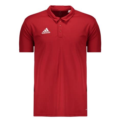 Polo Adidas Core Vermelha Futfanatics