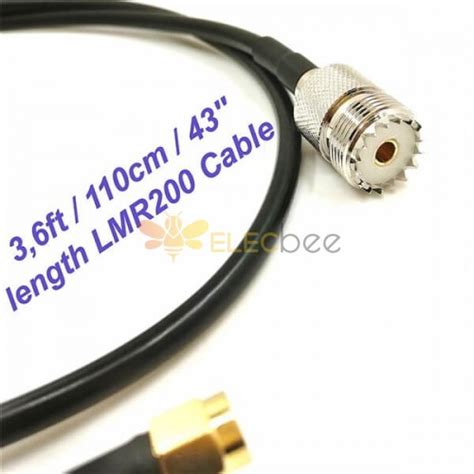 20pcs SMA Jumper Cable LMR200 Pigtail Low Loss Cable To UHF SO 239