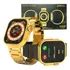 Smartwatch Ultra Gold Dourado 2 Pulseiras Shopee Brasil