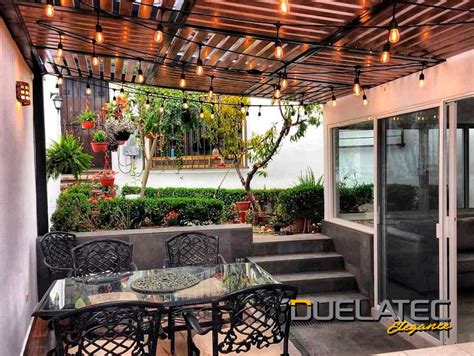 Pergolas Elaboradas Con Duelatec Elegance Lamitec Sa De Cv Balcones Y