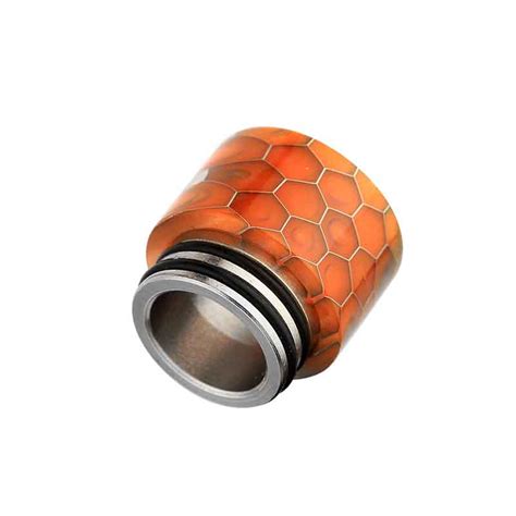 299 Resin And Stainless Steel Honeycomb Pattern Drip Tips For Smok Tfv8