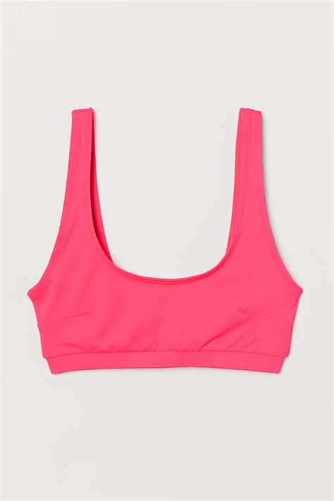 Bikini Top Neon Pink Ladies Handm Gb