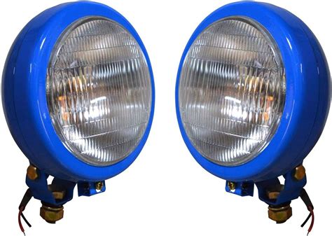 Universal Tractor Headlights Blue 12 Volt Work Light