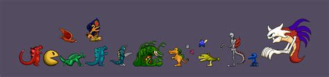 Godzilla NES Invasion sprites by SaffRox7650 on Newgrounds