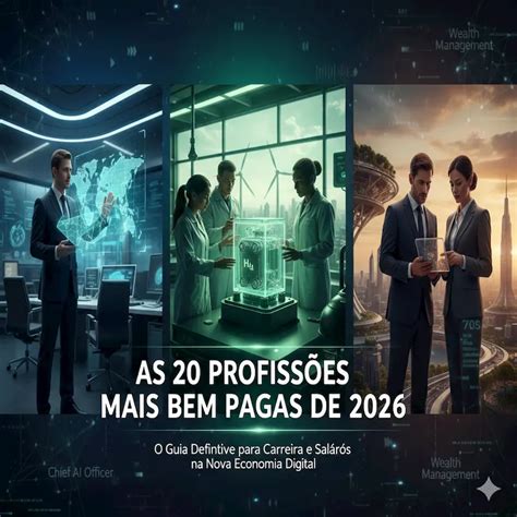 Profissões De Humanas Mais Bem Pagas - As 20 profissões mais bem pagas e com maior potencial de sucesso em ...