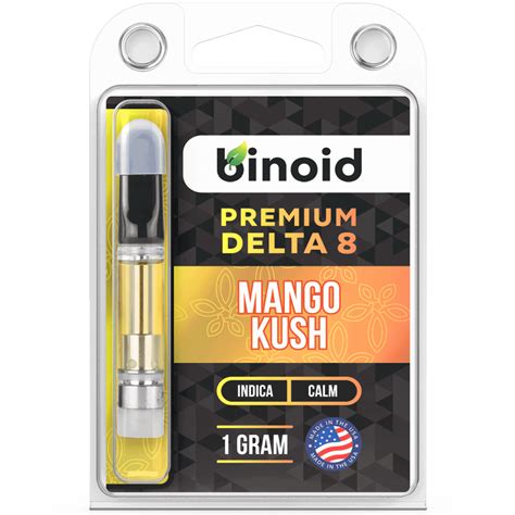 Binoid Delta 8 Thc Vape Cartridge Mango Kush