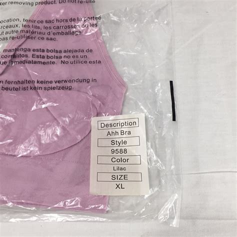 Ahh Bra Intimates And Sleepwear Nwt Ahh Bra In Lilac Size Xl Bust