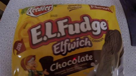 Jamie S Product Reviews Keebler E L Fudge Elfwich Cookie Chcoolate Youtube