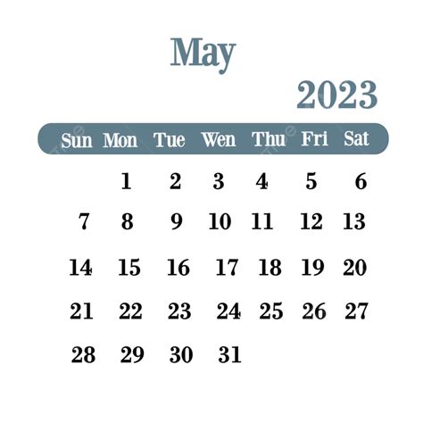 May 2023 To May 2024 Calendar Clip Art Jorey Jewell