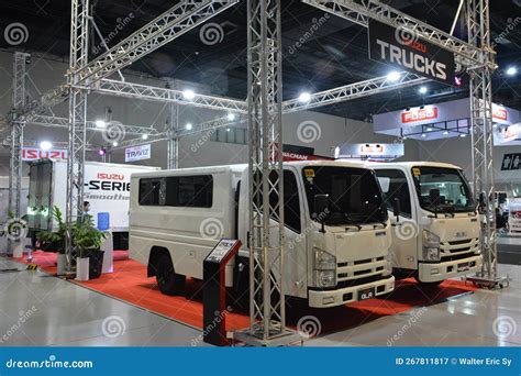 Isuzu Display Booth At Manila Commercial Vehicle Show In Pasay