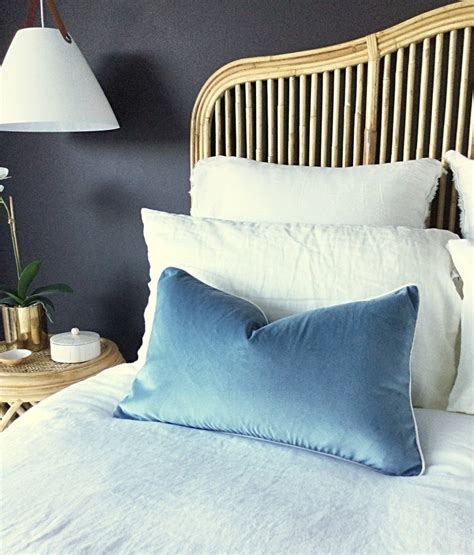 Pale Blue Velvet Pillows Cover Only Blue And White Cushions Etsy