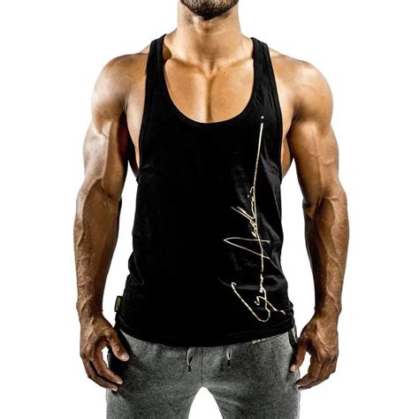 Tank Top Men Cotton Bodybuilding Stringer Brand Fitness Mens Singlet Sleeveless Shirt Workout