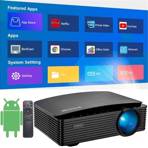 Byintek K Projector Full Hd Android Wifi Bluetooth Playstore