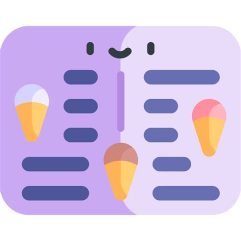 Menu Kawaii Flat Icon
