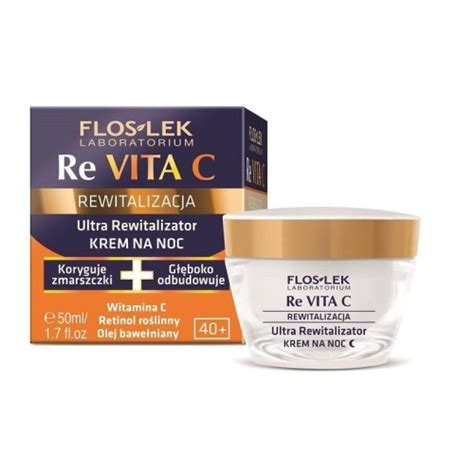 Re Vita C 40 Ultra Rewitalizator Krem Na Noc 50ml Floslek