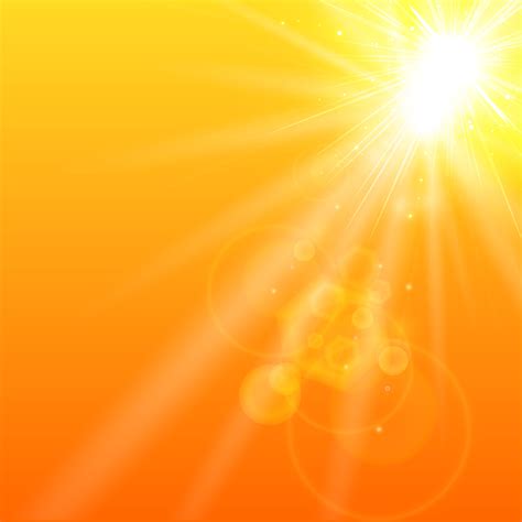 Summer Orange Background With Sunlight 547642 Vector Art At Vecteezy