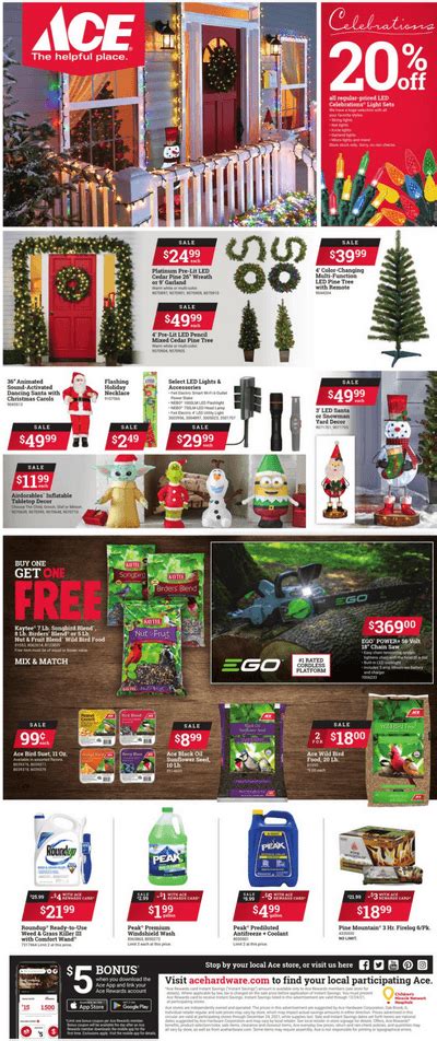 ACE Hardware Monthly Ad Dec 01 Dec 24 2021