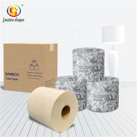 Custom Toilet Paper Ply Virgin Wood Pulp Bathroom Toilet Tissue Rolls