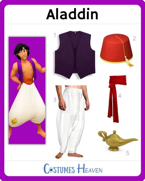 The Costume Guide For Aladin From Disney S Princess And The Frog Prince