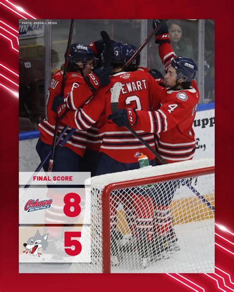 Gens Hit Two Point Conversion Against Wolves Oshawa Generals