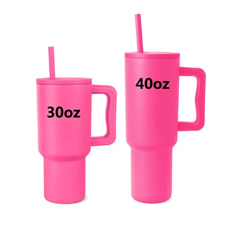 Hot Sale 40oz 30oz Tumbler With Handle And Straw Modern Tumbler Custom