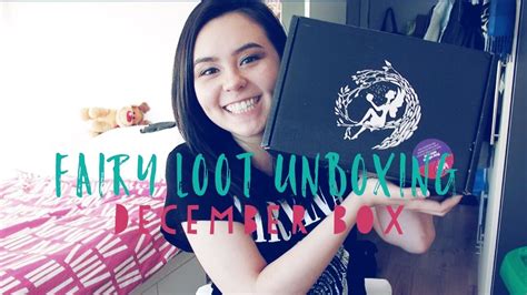 Fairy Loot December Box Unboxing Youtube