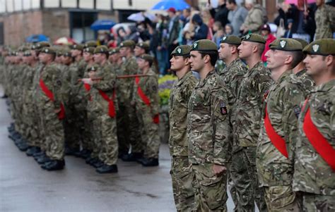 3rd Battalion Mercian Regiment Homecoming Parade In Lichfield