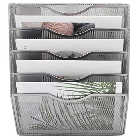 Snapklik EASEPRES 5 Pocket Mesh Hanging Wall File Organizer Wall