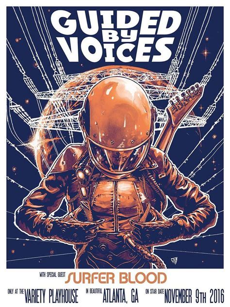 Guided By Voices Poster By Nick Benson Music Poster Band Posters