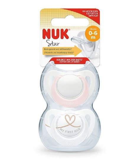 Nuk Star Nights Orthodontic Soother M Assorted Soothers Baby