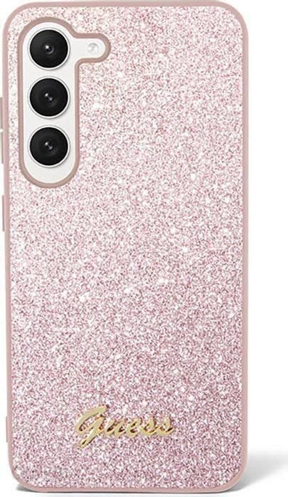 Guess Glitter Flakes Metal Logo Case Etui Samsung Galaxy S R Owy