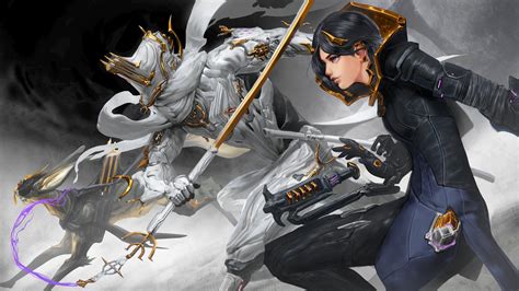 Excalibur In Action Warframe Hd Wallpaper By Kevin Yeo