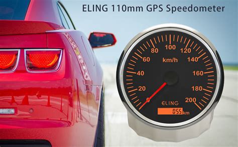 Eling Mm Gps Speedometer Odometer Gauge Set Km H For Truck