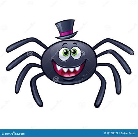 Smiling Spider Top Hat Stock Illustrations Vecteurs And Clipart 14