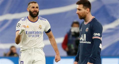 Real Madrid Derrotó 3 1 Al Psg De Messi Con Hat Trick De Karim Benzema Por Champions League