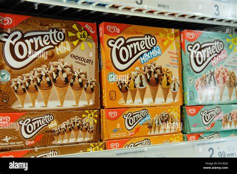 Cornetto ice cream hi-res stock photography and images - Alamy