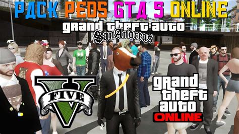 Gta Novo Pack De Peds Dlc Gta V Online Pedestres Para Gta Sa Full Hd