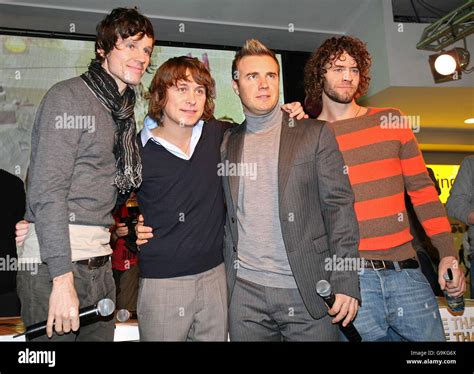 Members of the band 'Take That,' (left to right:) Jason Orange Mark ...