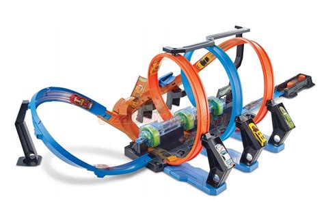 MATTEL HOT WHEELS ZESTAW TORÓW Z NAPĘDEM PĘTLE GROZY FTB TORY GARAŻE ZESTAWY sklep z