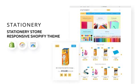 Kardone Stationery Store Shopify Theme Templatemonster