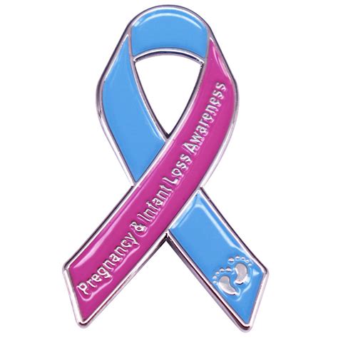 Pregnancy And Infant Loss Awareness Ribbon Pin