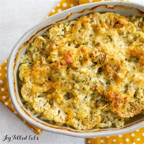 Keto Cauliflower Au Gratin Low Carb Gluten Free Easy Joy Filled Eats