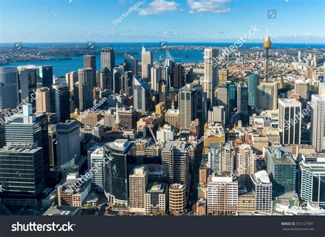 Sydney City Aerial View Sydney Cbd Stock Photo 372127591 - Shutterstock