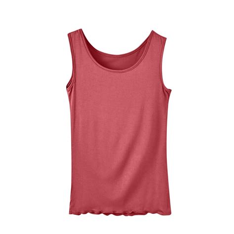 Htigea Womens Plus Size Tank Tops Casual Loose Camisole Sleeveless Crewneck Undershirts Basic