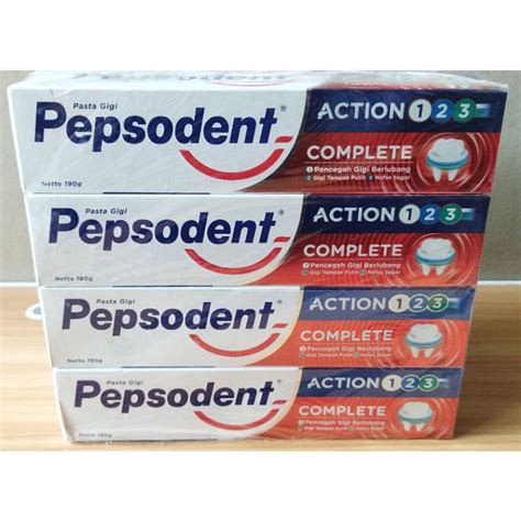 Jual Pepsodent Action Complete 190gr Shopee Indonesia