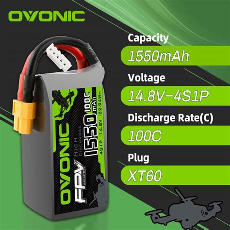 Ovonic V Mah S C Lipo Battery For Fpv Enjoyrc