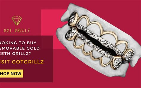 Removable Gold Teeth Grillz in Houston, Texas - Contact GotGrillz