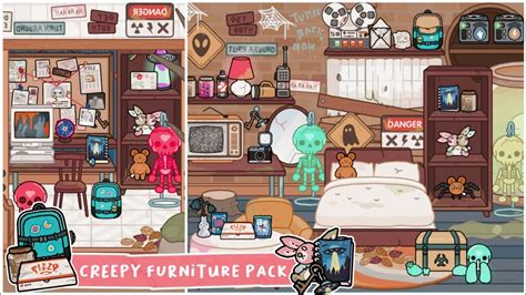 NEW CREEPY FURNITURE PACK OUT NOW IN TOCA LIFE WORLD TOCA BOCA