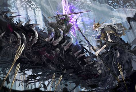 Dark Sun Gwyndolin And Aldrich Devourer Of Gods Dark Souls And More